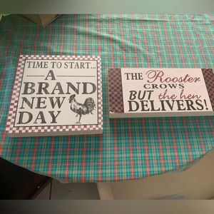 Kitchen Wall Décor Bundle x2 Brand New Day